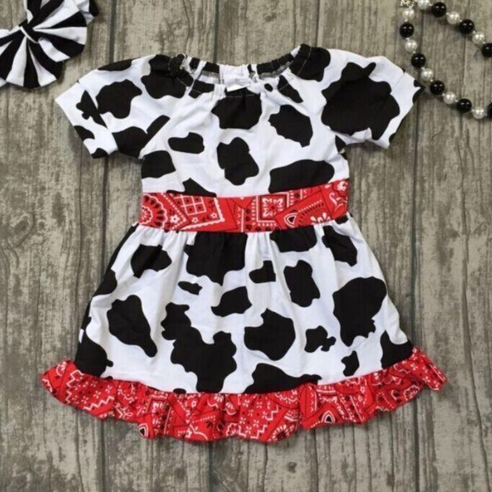 Holstein Print Dress